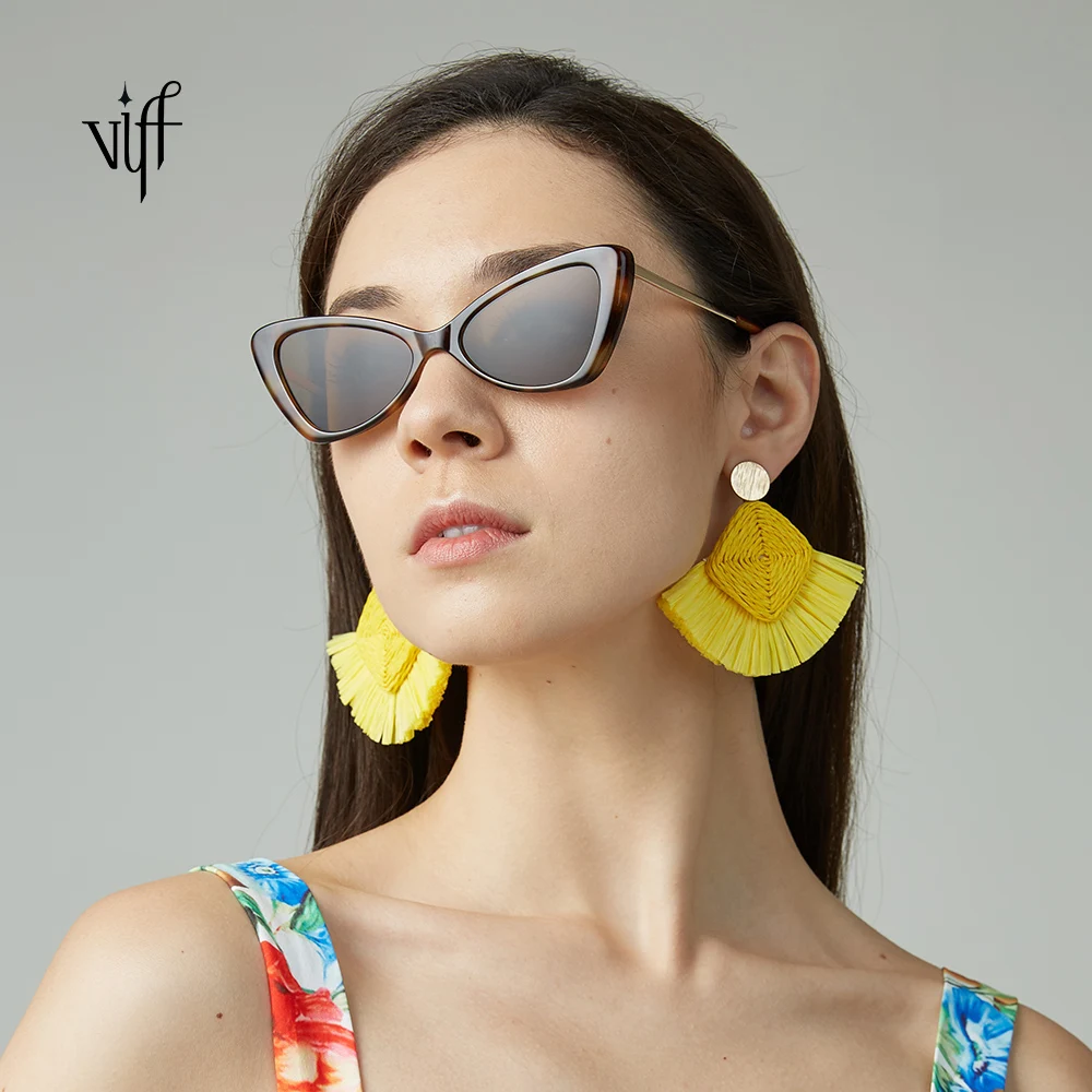 VIFF Cat Eye Sunglasses HP19948 Plastic Frame Unique Shades WomenTriangle Shape Cat Eye Sunglasses, Multi and oem
VIFF Cat Eye Sunglasses HP19948 Plastic Frame Unique Shades WomenTriangle Shape Cat Eye Sunglasses, Multi and oem