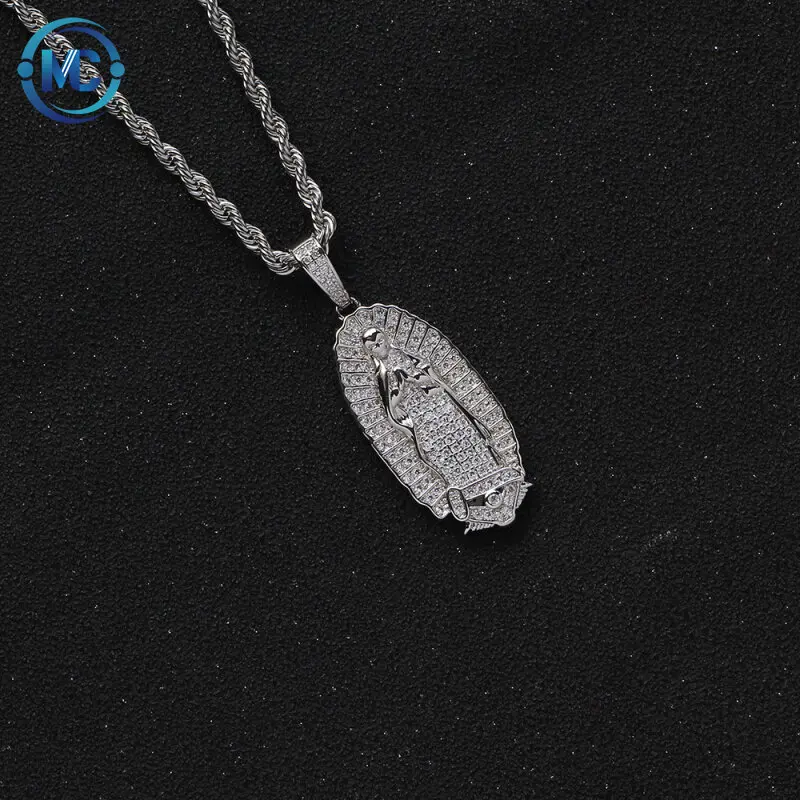 2021 Wholesale Copper iced out Religious Catholic zircon Mother Mary pendant Jewelry
2021 Wholesale Copper iced out Religious Catholic zircon Mother Mary pendant Jewelry