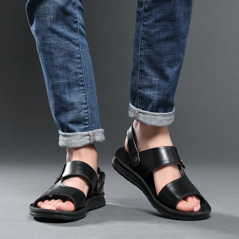 new sandals mens shoes summer open toe large size 45 46 47 48 yards beach shoes soft leather sandals, As the pictures show
new sandals mens shoes summer open toe large size 45 46 47 48 yards beach shoes soft leather sandals, As the pictures show