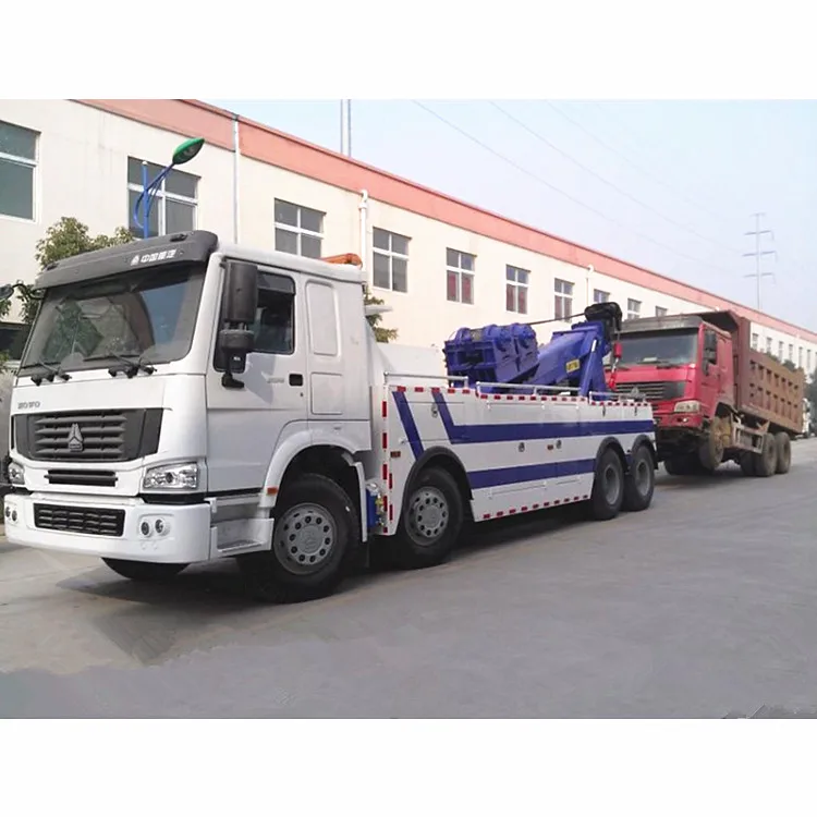 Sinotruk Howo 6x4 50 Ton Heavy Road Wrecker Towing Truck for sale