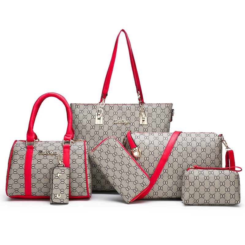 MZ540-6PCS/SET fashion handbags sets 6pcs ladies women bags pu leather Shoulder handbag for women customer
MZ540-6PCS/SET fashion handbags sets 6pcs ladies women bags pu leather Shoulder handbag for women customer