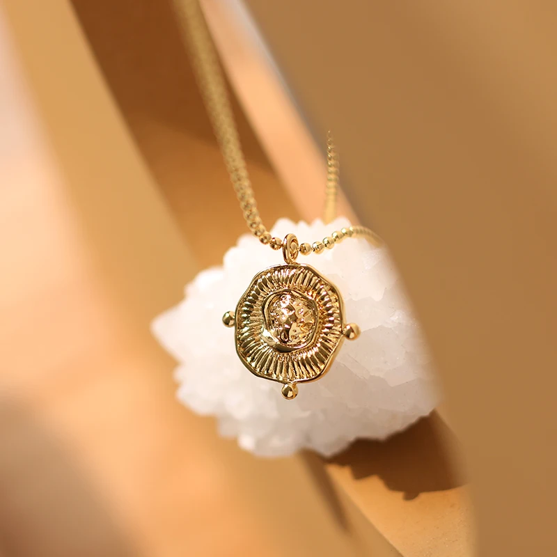 Hypoallergenic Women Fashion Jewelry 18K Gold Plated Stainless Steel Coin Pendant Necklace, Gold/silver/rose gold
Hypoallergenic Women Fashion Jewelry 18K Gold Plated Stainless Steel Coin Pendant Necklace, Gold/silver/rose gold