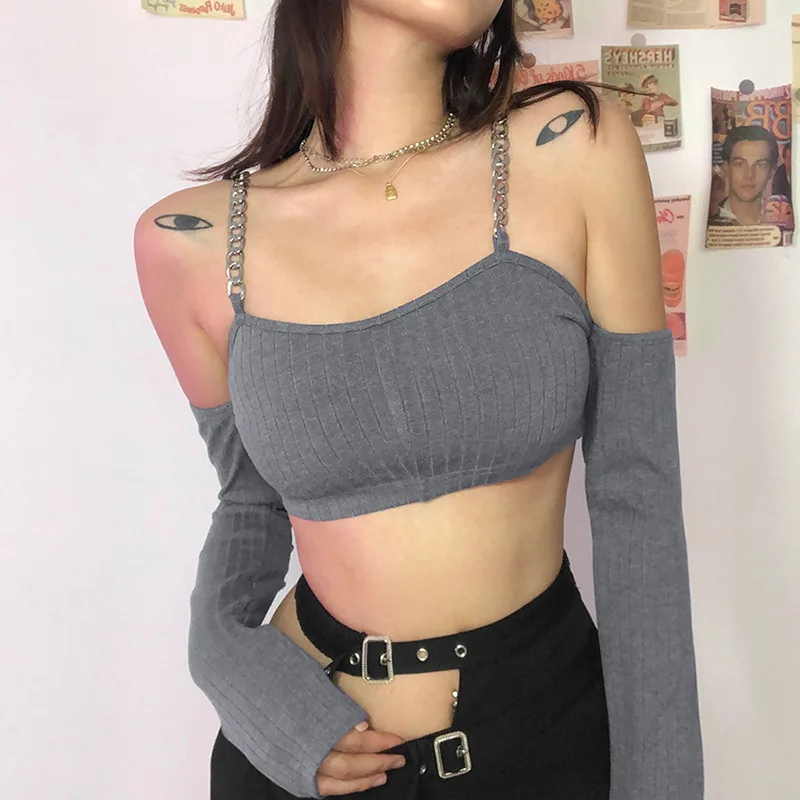 Spring summer 2021 new arrivals long sleeve ribbed off shoulder tops cute crop tops crop tops for women
Spring summer 2021 new arrivals long sleeve ribbed off shoulder tops cute crop tops crop tops for women