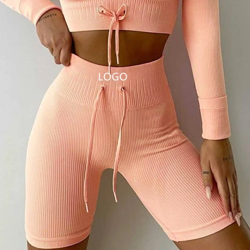 2021 New Fashion Women Fitness Yoga Seamless Laced-up Pants Shorts, Customized colors
2021 New Fashion Women Fitness Yoga Seamless Laced-up Pants Shorts, Customized colors