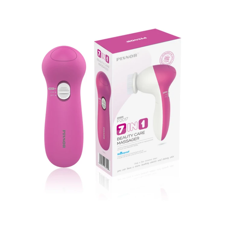 High Tech 5 In 1 electric Facial Cleansing Brush Cleansing Massage Electric Silicone Brush for Skin Care, Pink purple blue red, customized color is available
High Tech 5 In 1 electric Facial Cleansing Brush Cleansing Massage Electric Silicone Brush for Skin Care, Pink purple blue red, customized color is available