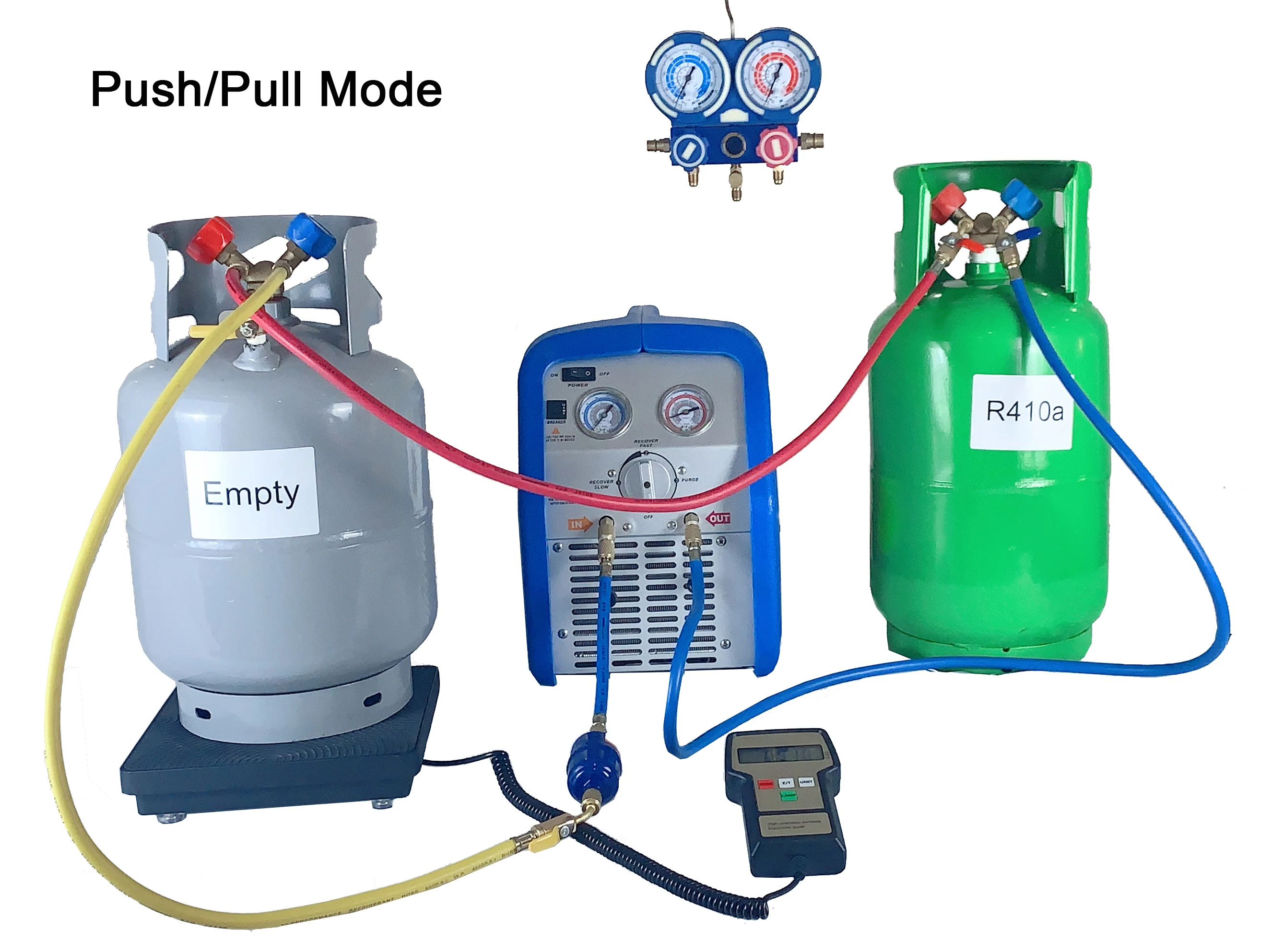 HVAC Refrigerant Gas Recovery Unit/Machine for R410A, R22, R134A air