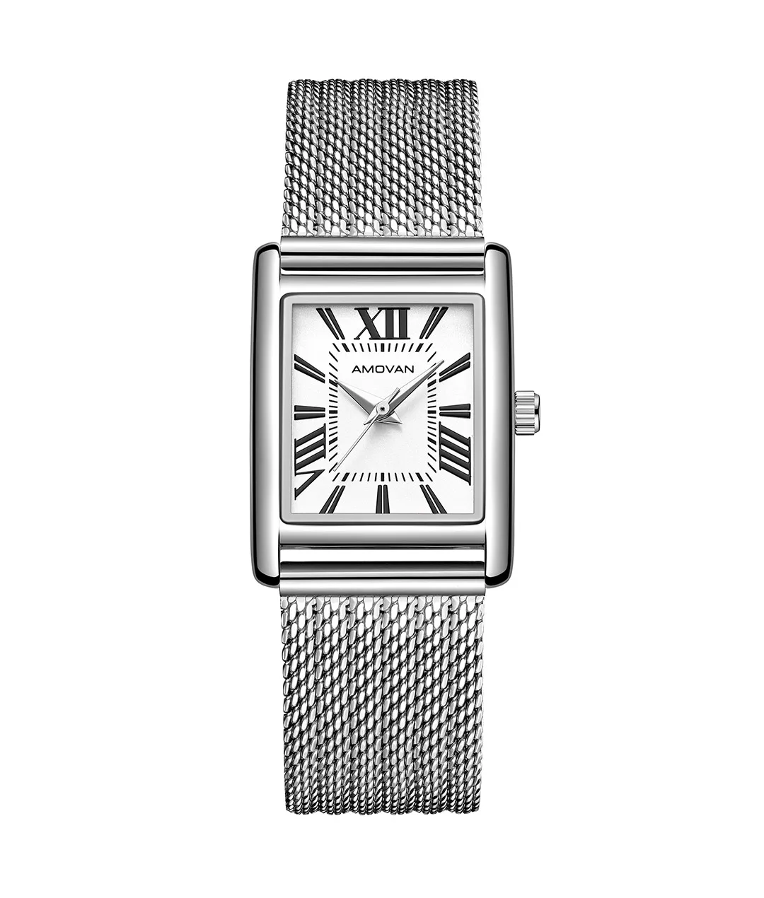 Classic Roman Style Stainless Steel Square Ladies Watch
Classic Roman Style Stainless Steel Square Ladies Watch