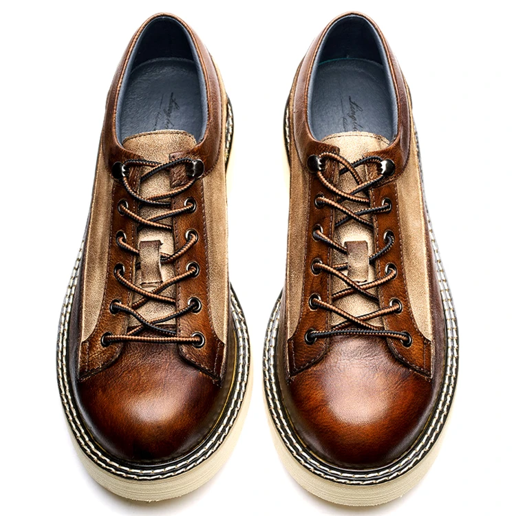 New product factory supplier cheap custom roman boots fashion trend men's leather boots, Brown
New product factory supplier cheap custom roman boots fashion trend men's leather boots, Brown