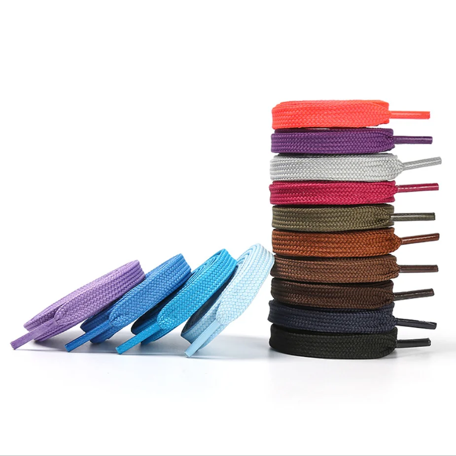 Youki customAJ fashion good quality double layers flat shoe lace 1cm wide 0.5-1.2m length , wholesale custom flat shoelaces
Youki customAJ fashion good quality double layers flat shoe lace 1cm wide 0.5-1.2m length , wholesale custom flat shoelaces