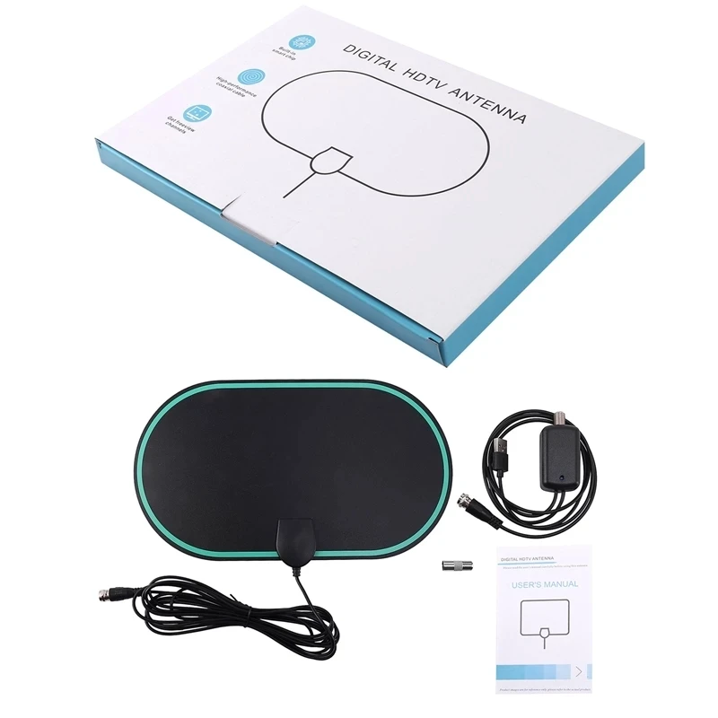 Amplified HD Digital TV Antenna, Indoor & Outdoor, Supporting 4K 1080P & All Older TVs Indoor HDTV Television
Amplified HD Digital TV Antenna, Indoor & Outdoor, Supporting 4K 1080P & All Older TVs Indoor HDTV Television