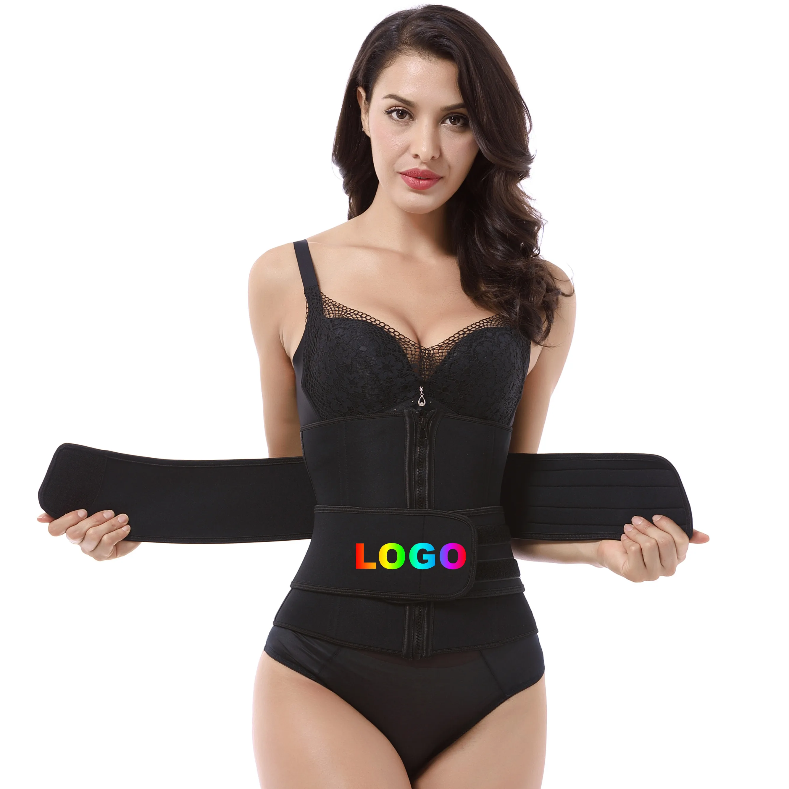 Sauna Sweat Women Double Belts High Compression zip-up waist guard sauna sweat waist trainer band
Sauna Sweat Women Double Belts High Compression zip-up waist guard sauna sweat waist trainer band