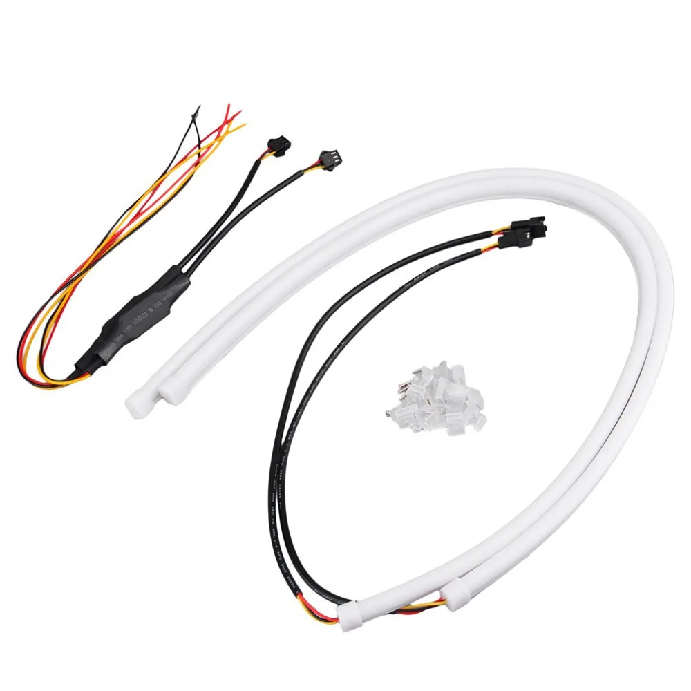 45CM 60CM DRL Light Guide Strip White/Yellow Dual Color Led Headlight Tear Strip flexible led drl flowing Light Guide Strip
45CM 60CM DRL Light Guide Strip White/Yellow Dual Color Led Headlight Tear Strip flexible led drl flowing Light Guide Strip