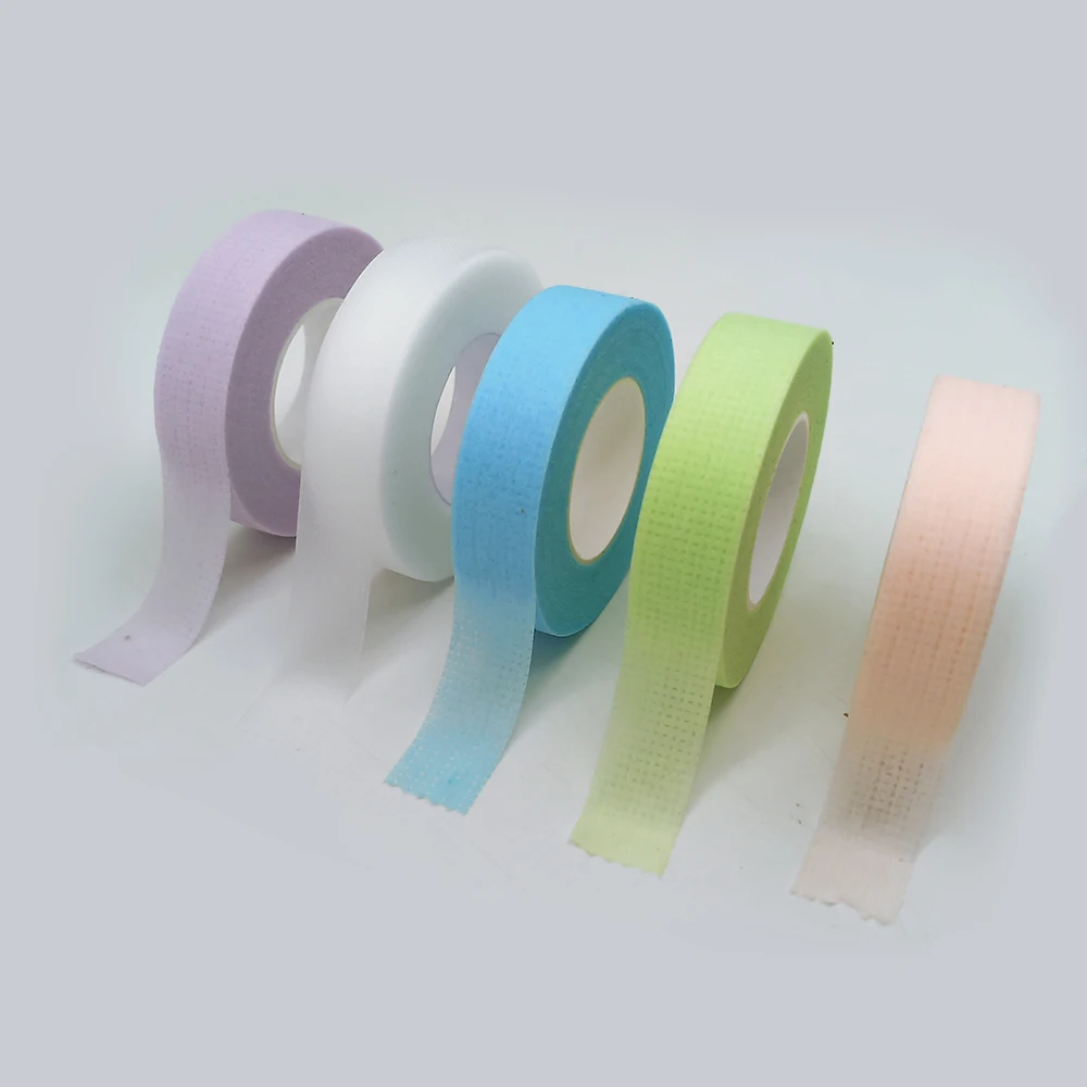 

Wholesale white/pink/blue/green/eyelash extension tape dispenser adhesive microfoam tape for eyelash extension, White/pink/blue/green/purple