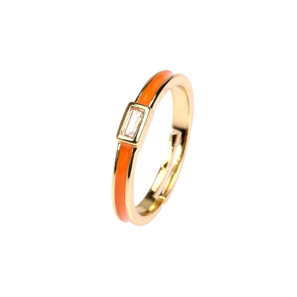 European Multi Color Oil Drip Square Zircon Ring Simple Real Gold Plated CZ Zircon Colorful Enamel Rings For Female
European Multi Color Oil Drip Square Zircon Ring Simple Real Gold Plated CZ Zircon Colorful Enamel Rings For Female