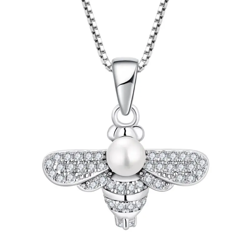 Cute Animal Insect Bee Necklace 925 Sterling Silver Bee Jewelry Necklace For Ladies
Cute Animal Insect Bee Necklace 925 Sterling Silver Bee Jewelry Necklace For Ladies