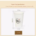 Hot Sales Wholesale 8/12/16/20 Oz Custom Logo Printed Single Wall White Disposable Paper Coffee Cups