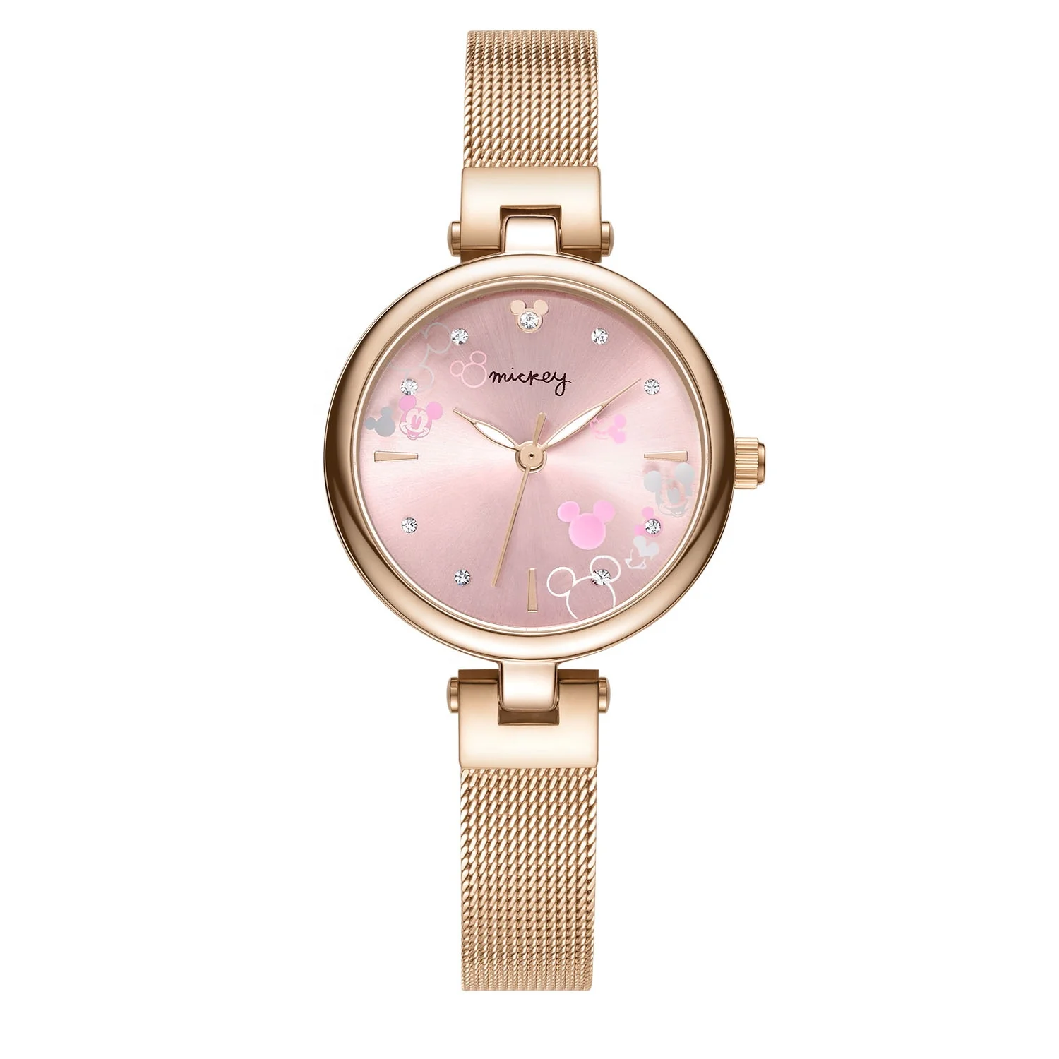 New Model High Quality Exquisite Stainless Steel Bracelet Mickey Mouse Alloy Watch Quartz
New Model High Quality Exquisite Stainless Steel Bracelet Mickey Mouse Alloy Watch Quartz