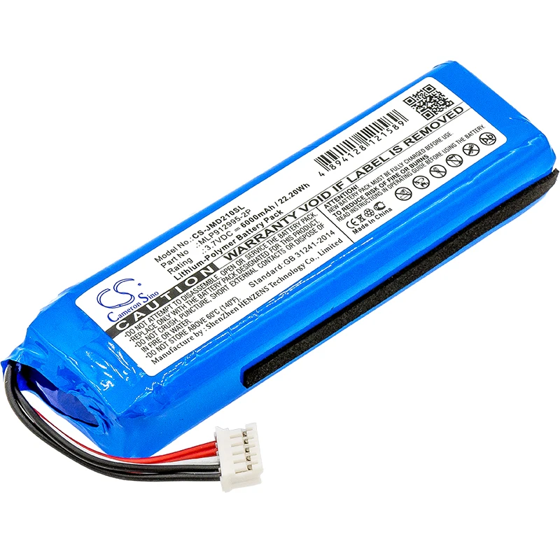 Replacement Battery Speaker For JBL Charge 2 Plus Charge 2+ GSP1029102 MLP912995-2P Internal Music Loudspeaker 6000mAh Akku
Replacement Battery Speaker For JBL Charge 2 Plus Charge 2+ GSP1029102 MLP912995-2P Internal Music Loudspeaker 6000mAh Akku