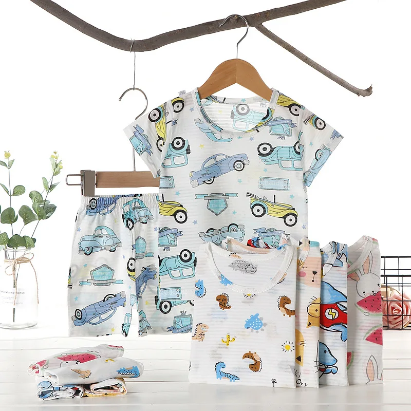 Factory wholesale summer new style children's short-sleeved suit thin style home service half-sleeved suit, Picture
Factory wholesale summer new style children's short-sleeved suit thin style home service half-sleeved suit, Picture