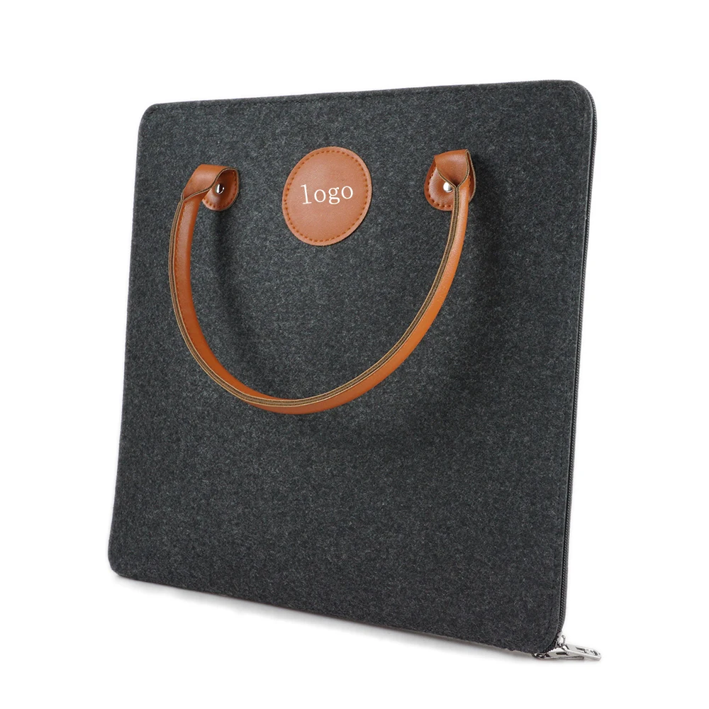 Upin Embossed logo felt laptop Case felt handle bag computer comput handbag protective, Gray and custom
Upin Embossed logo felt laptop Case felt handle bag computer comput handbag protective, Gray and custom