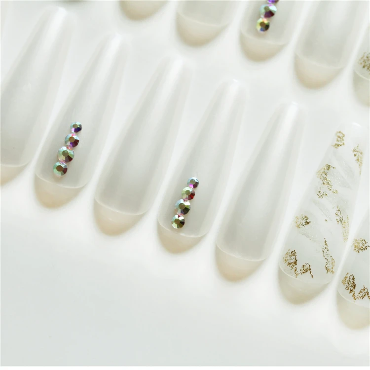 New style Long Ballerina press on nails luxury womens press on nails wholesale-press-on-nails manufacturer
New style Long Ballerina press on nails luxury womens press on nails wholesale-press-on-nails manufacturer