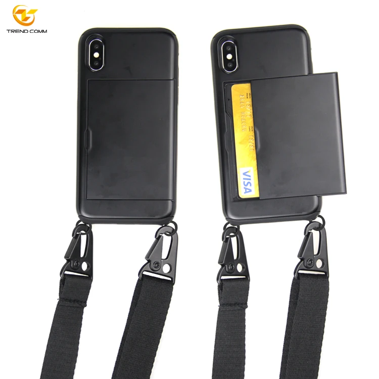 Rubber Coating TPU+PC Woven Necklace Wallet Card Holder Phone Cover For Apple 12 Pro
Rubber Coating TPU+PC Woven Necklace Wallet Card Holder Phone Cover For Apple 12 Pro