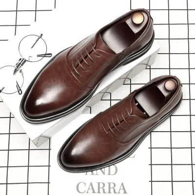 Fashion High Increase Carved Businessman Work Leather Classic Design Formal Men's Dress Shoes, Brown/black/brown high increase/black high increase
Fashion High Increase Carved Businessman Work Leather Classic Design Formal Men's Dress Shoes, Brown/black/brown high increase/black high increase