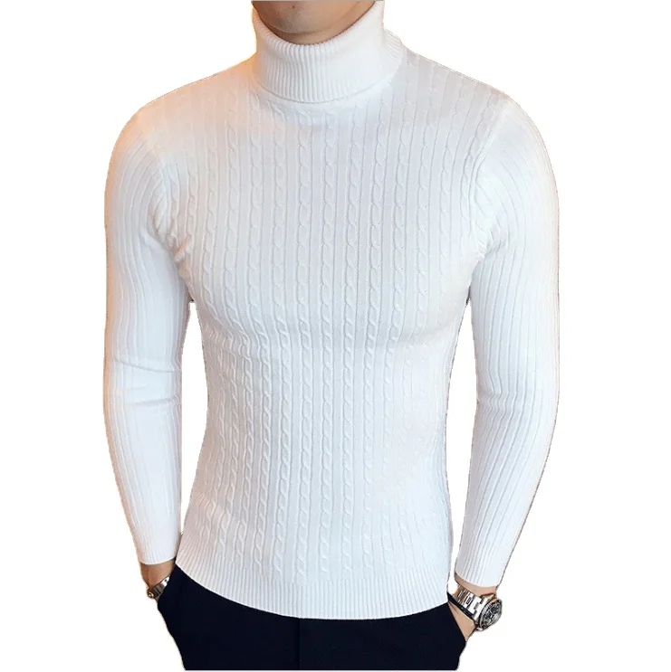 2020 Mens Turtleneck Sweaters and Pullovers Winter Casual Solid Knitted Turtleneck Wool Sweater Fashion Men Pullover Homme
2020 Mens Turtleneck Sweaters and Pullovers Winter Casual Solid Knitted Turtleneck Wool Sweater Fashion Men Pullover Homme