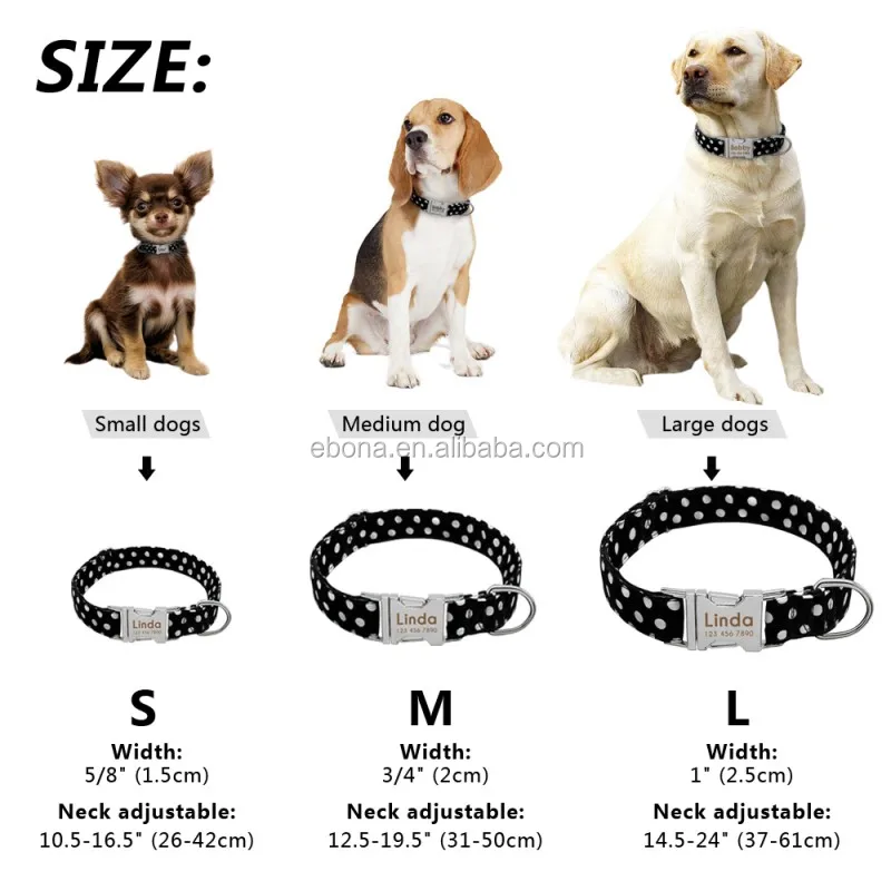 TPU Waterproof Pet Puppy Dog Collar, Adjustable Necklace with Quick Release Metal Buckle Anti-Rust