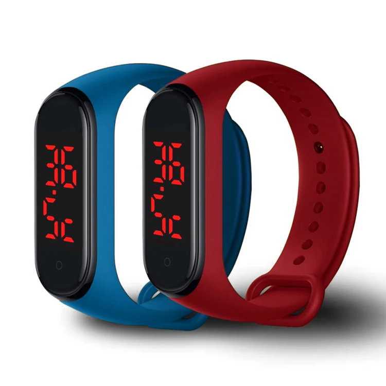 LED Smart Bracelet Thermometer Bangle Wristband Watch Smart Body Temperature Online Smart Watch
LED Smart Bracelet Thermometer Bangle Wristband Watch Smart Body Temperature Online Smart Watch