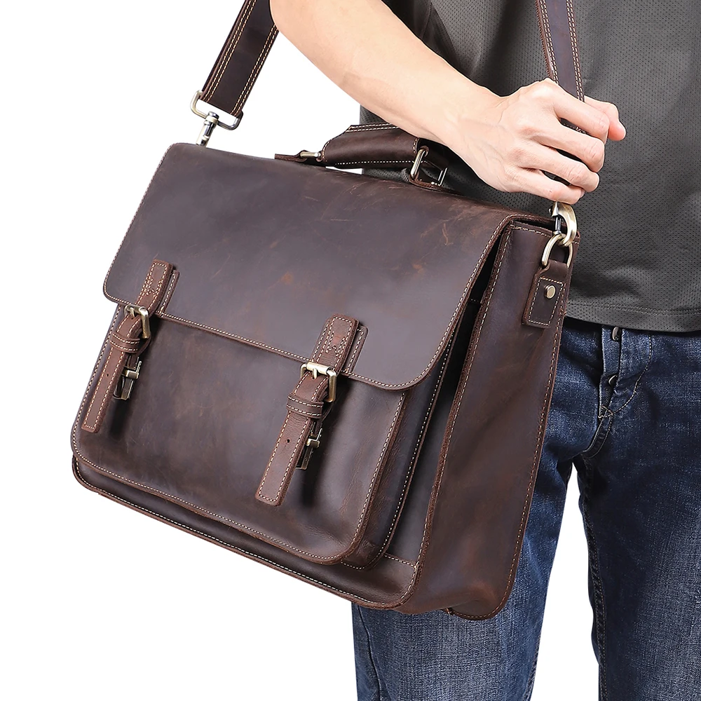 DUJIANG Laptop Briefcase Handbag 17 Inch Laptop Bag Travel Briefcase Custom Handbag Genuine Leather, Coffee, brown
DUJIANG Laptop Briefcase Handbag 17 Inch Laptop Bag Travel Briefcase Custom Handbag Genuine Leather, Coffee, brown