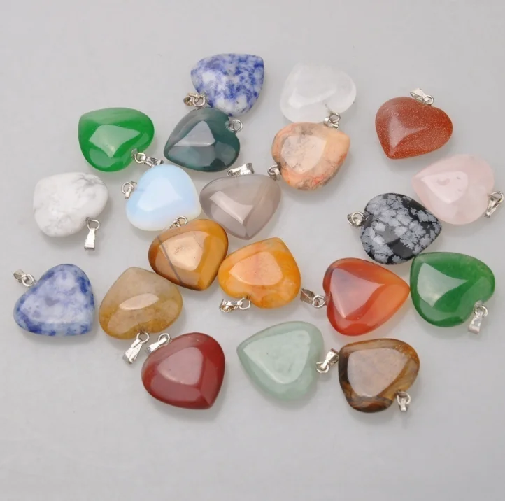 Wholesale Bulk Lot Heart Charms Natural Stone Peach Heart Pendant DIY Necklace Earrings Jewelry Making
Wholesale Bulk Lot Heart Charms Natural Stone Peach Heart Pendant DIY Necklace Earrings Jewelry Making