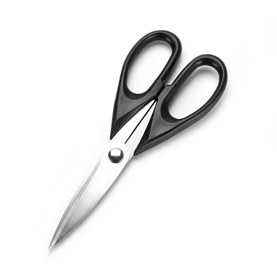TPR Handle 420 J2 Stainless Steel Blades Multifunctional Household Cutting Crafting Scissors