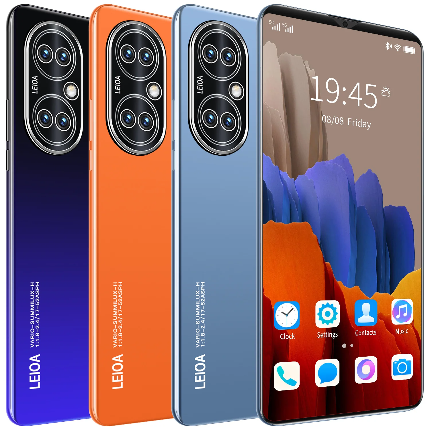 P50 PRO 6.1 Inch Android 10.0 Smartphone 8+128GB Dual SIM Card 5G Face ID Mobile Phone, Black/silver/orange
P50 PRO 6.1 Inch Android 10.0 Smartphone 8+128GB Dual SIM Card 5G Face ID Mobile Phone, Black/silver/orange