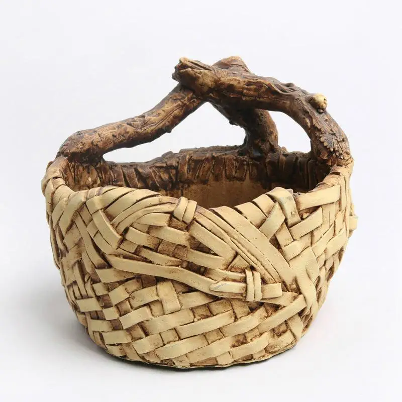 Z770 Garden Decor Cement Flower Vase Succulent Plants Pot with bamboo rattan pattern
Z770 Garden Decor Cement Flower Vase Succulent Plants Pot with bamboo rattan pattern