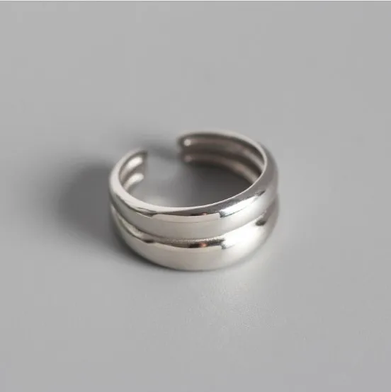 Simple Women Sterling Silver Rings Generous Adjustable Fashion Mens Rings Handcuff Jewelry, Silver;gold
Simple Women Sterling Silver Rings Generous Adjustable Fashion Mens Rings Handcuff Jewelry, Silver;gold