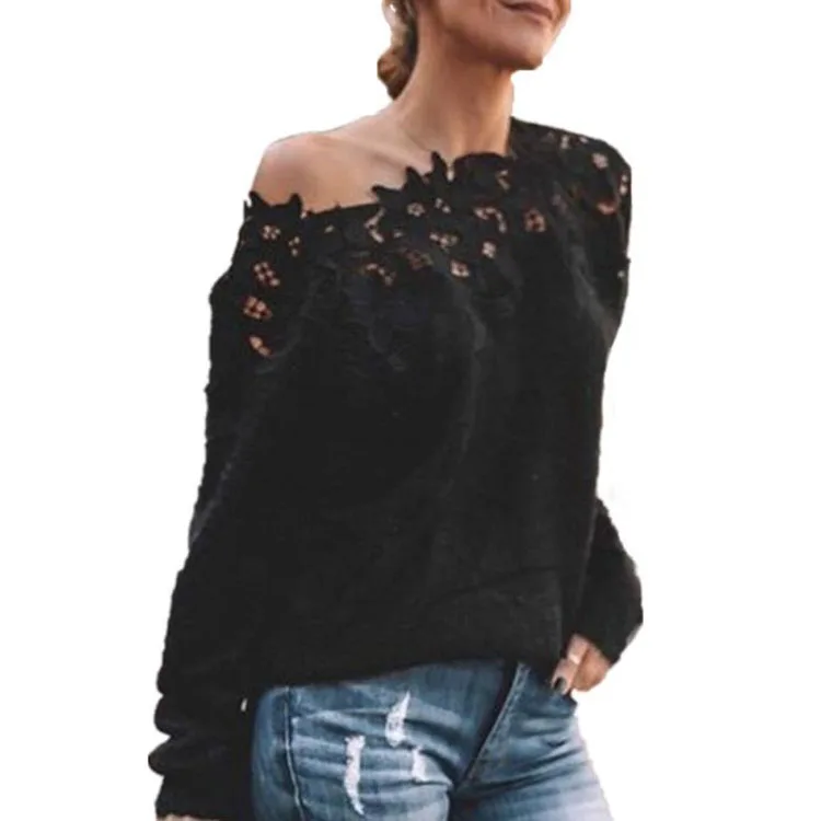 OEM ODM in stock long sleeve one shoulder floral lace pastel cotton sweater woman casual
OEM ODM in stock long sleeve one shoulder floral lace pastel cotton sweater woman casual
