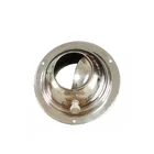 Stainless steel chrome conditioner floor vent round Jet air shower nozzle diffuser