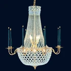 Modern indian hotel unique crystal candle chandelier