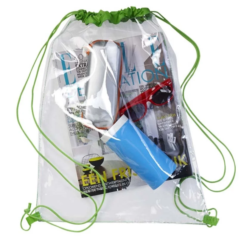 PVC transparent plastic waterproof pull rope bag cheap custom backpack promotion, Multi-color
PVC transparent plastic waterproof pull rope bag cheap custom backpack promotion, Multi-color