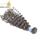Brazilian curly hair bundles dark light brown hair weave extensions