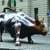 Manufacturers custom-made copper small bronze bull statue chicago Square landscape