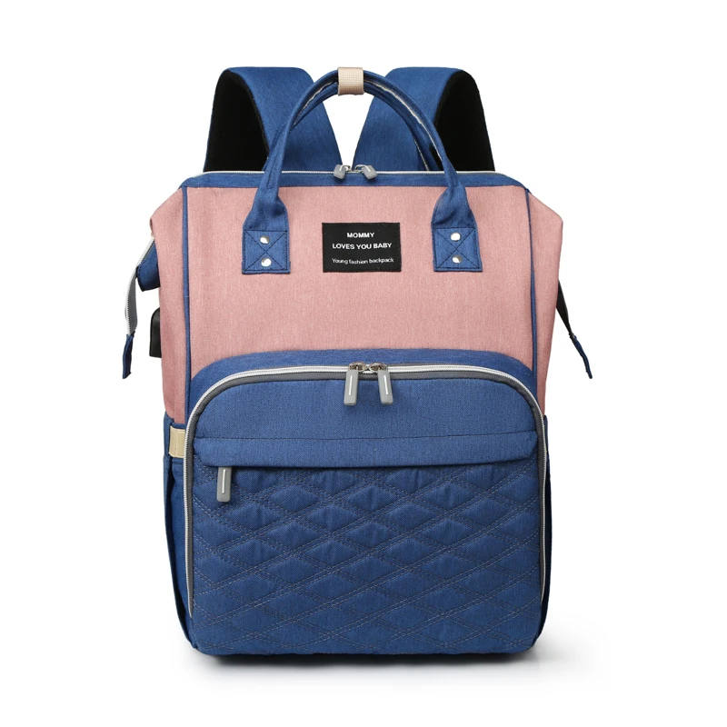 Hot Sale mommy diaper bag portable diaper backpack outdoor baby diaper bag with USB charging port, 9 colors
Hot Sale mommy diaper bag portable diaper backpack outdoor baby diaper bag with USB charging port, 9 colors