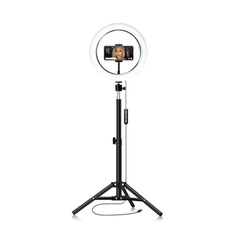 8' inches led live show Live Stream/Makeup/YouTube Stand Tripod Selfie Video Ring Light, Black
8' inches led live show Live Stream/Makeup/YouTube Stand Tripod Selfie Video Ring Light, Black