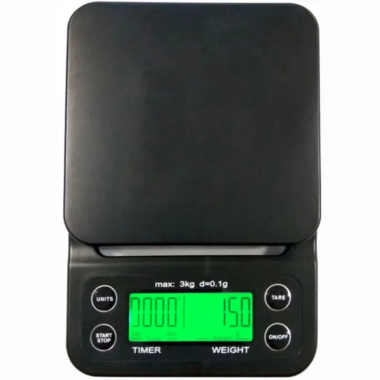 Digital Drip Coffee Scale with Timer Multi Balance Kitchen Food Weight Scale Household scale
Digital Drip Coffee Scale with Timer Multi Balance Kitchen Food Weight Scale Household scale