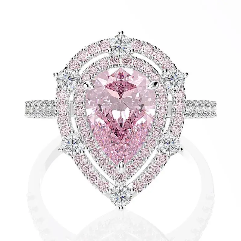 2021 iced out bling pink girl micro pave cz double layer white pink drop water shape diamond women ring
2021 iced out bling pink girl micro pave cz double layer white pink drop water shape diamond women ring