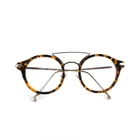 High Quality Classic Retro Ce Acetate Metal Mixed Sunglasses , Double Bridge Sunglasses