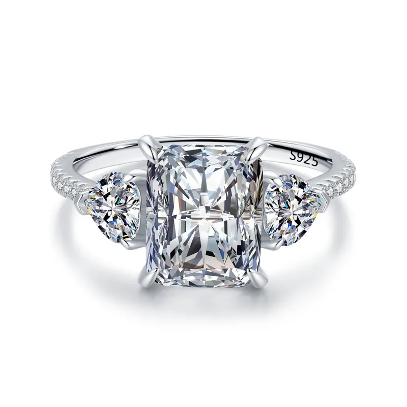 Wholesale 925 Sterling Silver Ring Jewelry For Women Gift Zircon Ring Luxury Gemstone Engagement Ring
Wholesale 925 Sterling Silver Ring Jewelry For Women Gift Zircon Ring Luxury Gemstone Engagement Ring