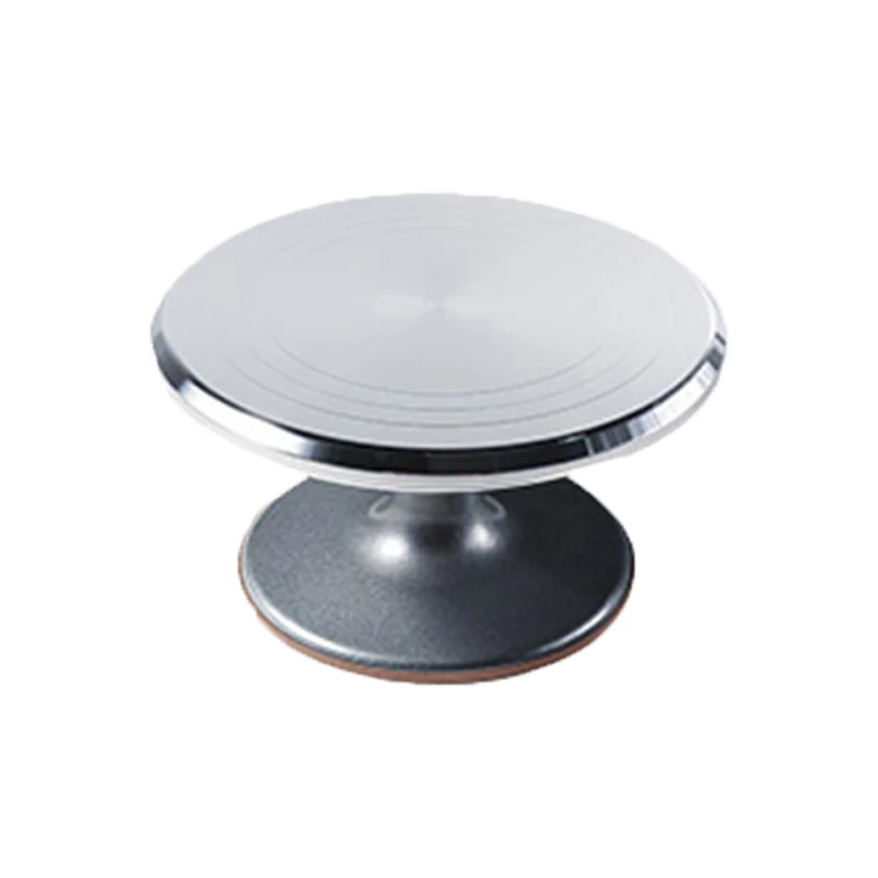 Professional Aluminum Heavy Duty Rotating Stand Decorating Tools Rotatable Round Supplies For Cake Turntable, Silver
Professional Aluminum Heavy Duty Rotating Stand Decorating Tools Rotatable Round Supplies For Cake Turntable, Silver