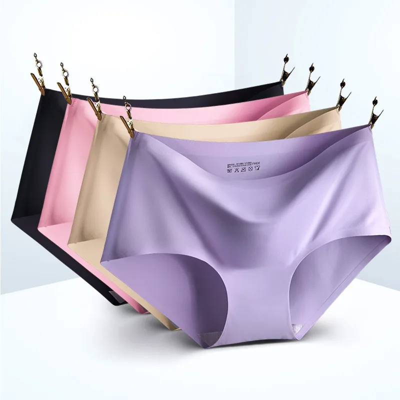 Factory Prices Mid Waist One Piece Female Underwear Breathable Briefs Large Plus Size Ice Silk Seamless Panty Women's Panties
Factory Prices Mid Waist One Piece Female Underwear Breathable Briefs Large Plus Size Ice Silk Seamless Panty Women's Panties